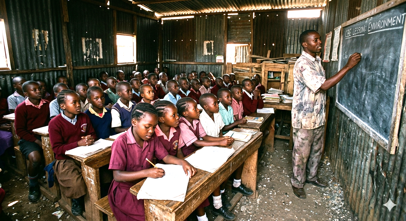 Mombasa slum pupils face inequality in crowded classrooms