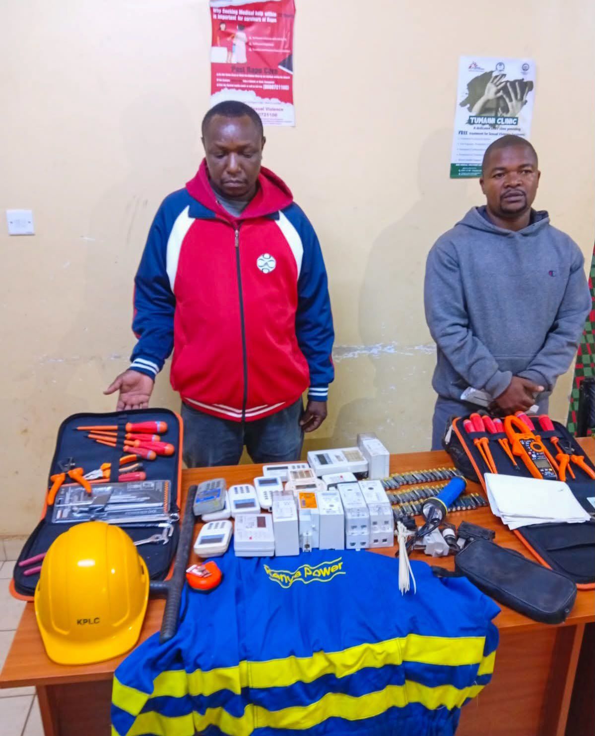 Two arrested after Kenya Power meters found in Lucky Summer