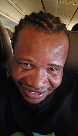 Salasya gets surprise cornrows on flight to Abu Dhabi