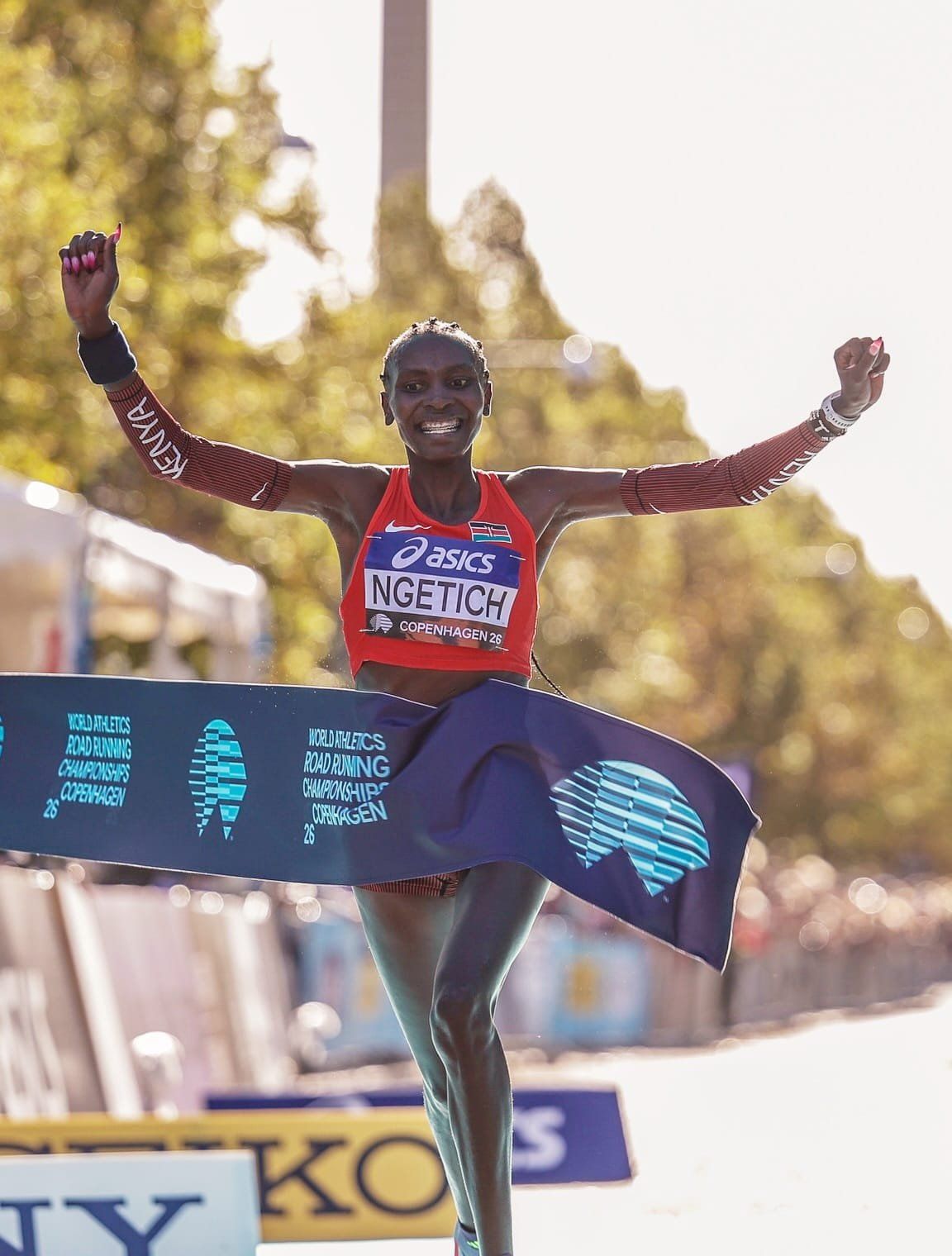 Agnes Ngetich Breaks Women’s-Only Half Marathon World…
